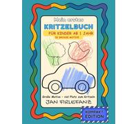 Mein erstes Kritzelbuch - Kompakt: Freies Kritzelbuch für Kinder ab 1 Jahr - 52 große Motive zum Kritzeln, Malen und Entdecken | Einfache Formen | Viel Platz | Einseitig gedruckt