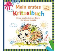 Mein erstes Kritzelbuch mit extra großen Kritzel-Tieren für kleine Hände ab 2 Jahre