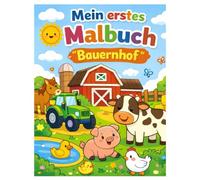 Mein erstes Malbuch „Bauernhof“: dieses Malbuch bietet große, einfache und altersgerechte Motive, die nicht überfordern und viel Raum zum Ausmalen lassen.