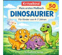Mein erstes Malbuch: Dinosaurier