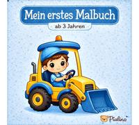 Mein erstes Malbuch - Fahrzeuge für Kinder ab 3 Jahren: Große einfache Motive | Perfekt für kleine Kinder | Fördert Kreativität & Feinmotorik (Pialinos Malspaß)