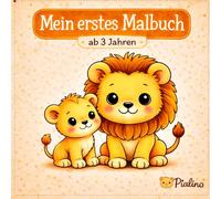 Mein erstes Malbuch - Zootiere für Kinder ab 3 Jahren: Große einfache Motive | Perfekt für kleine Kinder | Fördert Kreativität (Pialinos Malspaß)