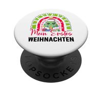 Mein Erstes Weihnachten Bonito árbol Invierno Navidad PopSockets PopGrip Adhesivo