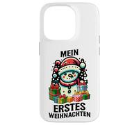 Mein Erstes Weihnachten Lindo Muñeco Nieve Invierno Navidad Carcasa para iPhone 14 Pro