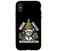 Mein Erstes Weihnachten Lindo Muñeco Nieve Invierno Navidad Carcasa para iPhone X/XS