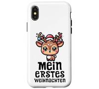 Mein Erstes Weihnachten Lindo Reno de Invierno Navidad Carcasa para iPhone X/XS