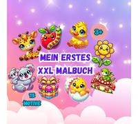 Mein erstes XXL Malbuch: Für Jungen und Mädchen, ab 3 Jahren, Verschiedenen Motive,