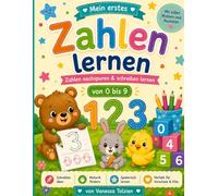 Mein erstes Zahlen lernen: Zahlen nachspuren & schreiben lernen von 0 bis 9