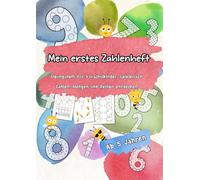 Mein erstes Zahlenheft: Übungsheft für Vorschulkinder: spielerisch Zahlen, Mengen und Reihen entdecken