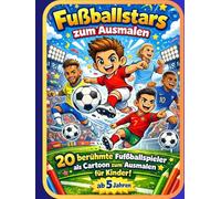 Mein Fußballhelden Ausmalbuch - Die besten Spieler der Welt zum Ausmalen