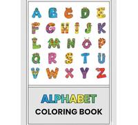 Mein großes Alphabet Malbuch: Englisch lernen auf 26 Seiten (A4)