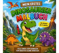 Mein großes Dino Ausmalbuch: 35 süße und spannende Dinosaurier zum Ausmalen für Kinder von 4-8 Jahren
