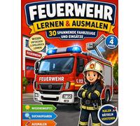 Mein großes Feuerwehrbuch: Mit Lernseiten, Suchaufgaben und Feuerwehr-Wissen