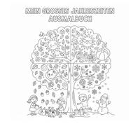 Mein großes Jahreszeiten Ausmalbuch