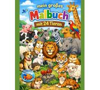 Mein großes Malbuch mit 24 Tieren
