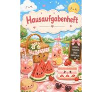 Mein Hausaufgabenheft für Mädchen - Kawaii Sommer Edition: Schulplaner für die Grundschule mit Hausaufgabenübersicht, Notenseite, Stundenplan, ... (Kawaii Food Club - Hausaufgabenhefte)