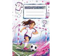 Mein Hausaufgabenheft mit Leseprotokoll Fußball Mädchen: Hausaufgabenplaner & Leseprotokoll für die Grundschule (Klasse 1-4) - 40 Wochen mit ... & Geburtstagsliste | Fußballerin-Design