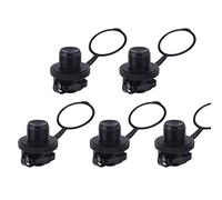 Mein HERZ 5 Pcs Piezas de Reemplazo de Válvula de Boston Universal Válvula de Aire para Inflable, Válvula de Aire de Bote Barco Inflable de Piragua Kayak Canoa Colchón Inflable Colchoneta Hinchable