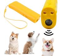 Mein HERZ Dispositivo Anti ladrido, Ahuyentador de Perros por Ultrasonido LED y Entrenador Dispositivo 3 en 1 Dispositivo de Entrenamiento de Perro Portátil para Detener Ladridos