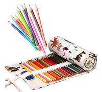 Mein HERZ Estuche Grande para niños y niñas, Estuche para Lápices con 48 Agujeros, Imagen Animal, con Grandes Compartimentos para la Escuela de papelería, Color Animal, para Pintura, Artista, Escuela