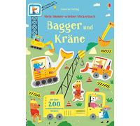 Mein Immer-wieder-Stickerbuch: Bagger und Kräne
