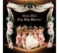 Mein JGA - Hip Hip Hurra! | Junggesellinnenabschied Gästebuch für die Braut: 120 Leere Seiten | 21 x 21 cm Softcover