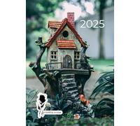 Mein Kalender 2025 - A5 - Jahreskalender, Terminkalender, Wochenplaner, Geburtstagsplaner mit Linierten- und Skizzenseiten von Seraphiiia-Design | ... Familie oder auch fürs Business | Häuschen