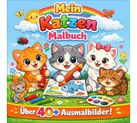 Mein Katzen Malbuch