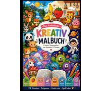 Mein kunterbuntes Kreatives Malbuch: Fantastische Welten voller Spaß, Kreativität und entspannender Ausmalmomente
