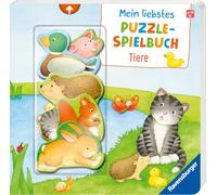 Mein liebstes Puzzle-Spielbuch - Tiere