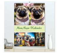 Mein Mops-Kalender (hochwertiger Premium Wandkalender 2026 DIN A2 hoch), Kunstdruck in Hochglanz: Der Mops ist eine kleine bis mittlere Hunderasse mit ... großen Augen, dichtem Fell und kurzer Nase.