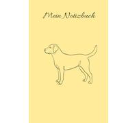 Mein Notizbuch: Liniertes Notizbuch mit Hund - Für Schule, Alltag & Gedanken; Journal für Tierliebhaber