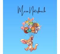 Mein Notizbuch: Platz für meine Träume, Gedanken & Skizzen: Süßes Journal mit Tier-Illustrationen, 100 blanko Seiten, quadratisch (21 x 21 cm)