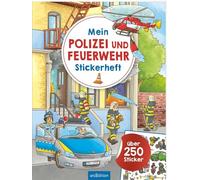 Mein Polizei- und Feuerwehr-Stickerheft: Über 250 Sticker