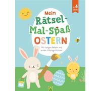 Mein Rätsel-Mal-Spaß Ostern | Für Kinder ab 4 Jahren: Mit lustigen Rätseln und bunten Frühlingsstickern