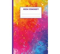 MEIN STENOHEFT: Steno Lernen schönes Stenografie Heft für Kurzschrift A5 Schreibheft für Übungen mit Schreibraster und Orientierungslinien um Stenographieren zu erlernen praktisches Übungsheft