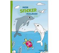 Mein Sticker-Malbuch. Am Meer: Mit 35 passgenauen Stickern