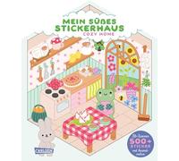 Mein süßes Stickerhaus: Cozy Home: 3D-Szenen, 500+ Sticker und kuschelige Ausmalmotive | Cozy Colouring Malbuch mit Stickern für Kinder und Erwachsene von 5-99 Jahren