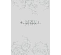 Mein Tagebuch - graues Blumen Design: Dein stiller Begleiter für Gedanken, Notizen & kreative Momente.