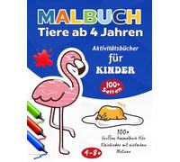 Mein Tier-Malbuch für Kinder ab 4 Jahren: 50 süße Waldtiere mit großen, einfachen Ausmalbildern - Kreativer Malspaß für Mädchen und Jungen