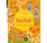 Mein Wisch-und-weg-Buch: Herbst: mit abwischbarem Stift - Zähl-, Zuordnungs- und Schwungübungen für Kinder ab 4 Jahren