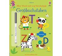 Mi cuaderno borrable para preescolar: Letras mayúsculas – Usborne