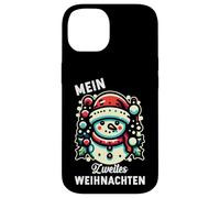 Mein Zweites Weihnachten Lindo Muñeco Nieve Invierno Navidad Carcasa para iPhone 14