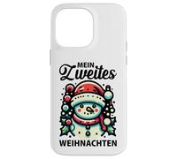 Mein Zweites Weihnachten Lindo Muñeco Nieve Invierno Navidad Carcasa para iPhone 14 Pro MAX
