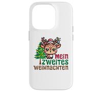 Mein Zweites Weihnachten Lindo Reno de Invierno Navidad Carcasa para iPhone 14 Pro