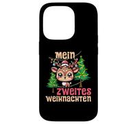 Mein Zweites Weihnachten Lindo Reno de Invierno Navidad Carcasa para iPhone 14 Pro