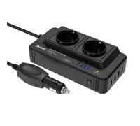 MEIND M8300 24V to 220V High Power 200W Car Inverter with Dual EU Power Socket 4 USB Ports