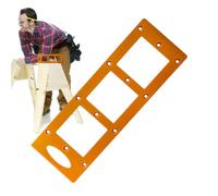 Meindin Herramienta de plantilla de enchufe eléctrico para paneles de yeso, montaje de cajas de pared con agujero, plantilla de soporte de montaje de caja de enchufes para enchufe de armario, enchufe