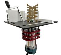 Meindin Kit de de enrutador de metal para enrutador | de enrutador de placa base de inserción de sierra de mesa - Placa de elevación de enrutador de aluminio, de