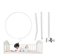 Meindin Soporte de Dosel para Cuna | Soporte de Red Duradero de 5 Niveles Ajustable | Red de Cuna para Cuna de bebé, Dosel para Cuna, Accesorios de Red para Estante